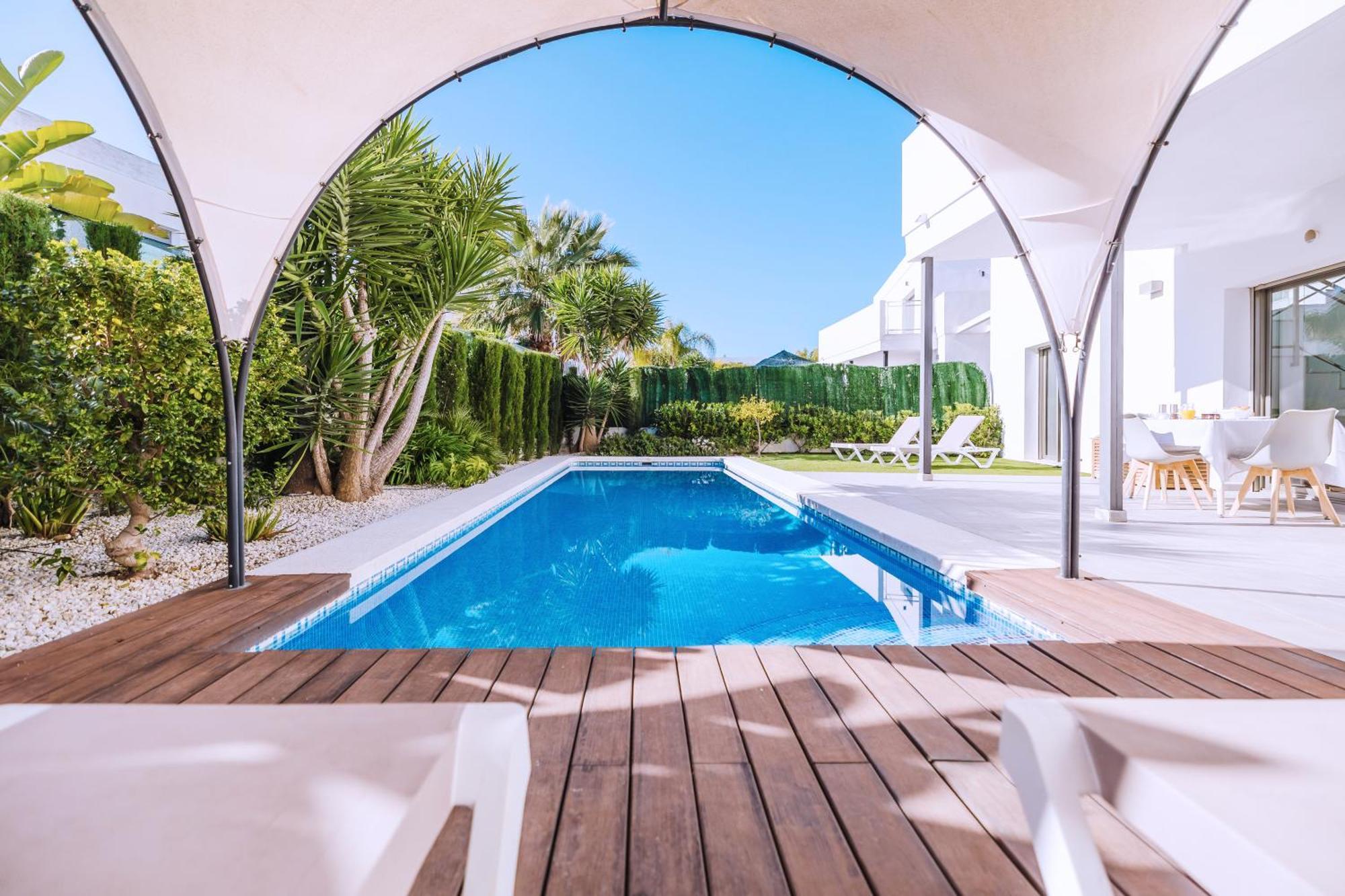 Casa Coco Stylisches Beachhouse Mit Pool & Sundeck Els Poblets Denia Екстер'єр фото